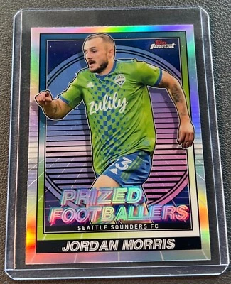 2022 Topps Finest MLS - Prized Footballers #PF-14 Jordan Morris - Image 1 of 2
