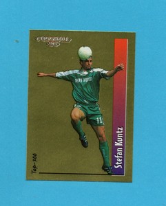 GERMANIA-FUSSBALL 98-PANINI-Figurina n.489-STEFAN KUNTZ-TOP 300-NEW VELINA