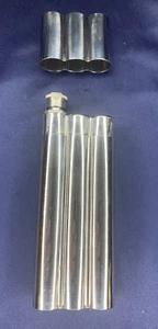 Combo de caja y frasco de cigarros de acero inoxidable - Imagen 1 de 3