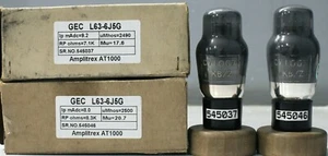 Vetro rivestito nero 1MP 6J5G L63 GEC made in England Amplitrex testato #545037/46 - Foto 1 di 7