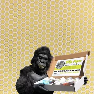 KIT DE INMERSIÓN HIDROGRÁFICA DE TRANSFERENCIA DE AGUA DIP APE FIBRA DE CARBONO AMARILLO PEINE MIEL - Imagen 1 de 10
