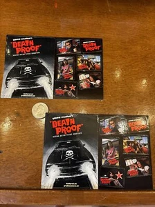 Quentin Tarantino, Death Proof Film Aufkleber (2er Set) 6x4 + Gratis Flagge Aufkleber - Bild 1 von 5