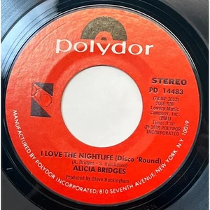 Alicia Bridges I Love the Nightlife / Self Applause 45 Disco Soul 1978 - Picture 1 of 4