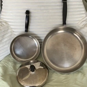Faberware Stainless Steel Sauté Pans - Set of 2 - Picture 1 of 12