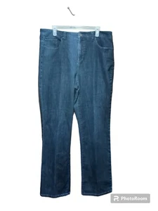 "Christopher & Banks klassische Passform gerade Damen 16 blaue Stretch 38"" x 31" - Bild 1 von 9