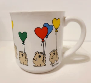Vintage Boynton Bears With Heart Balloons Recycled Paper Products Mug Japan RARE - Picture 1 of 15