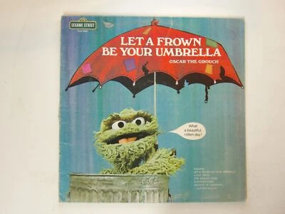 Oscar The Grouch:  Let A Frown Be Your Umbrella Seame Street LP Foto 1 de 4