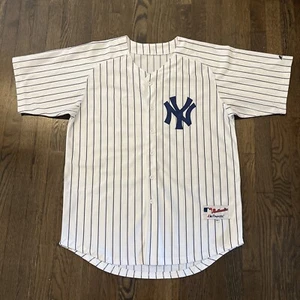New York Yankees Jersey CC Sabathia Majestic Authentic Size 50 Mens White Home - Picture 1 of 6