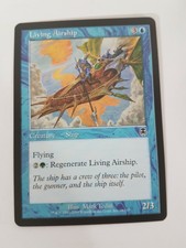 Living Airship Magic the Gathering MTG Apocalypse Blue Common