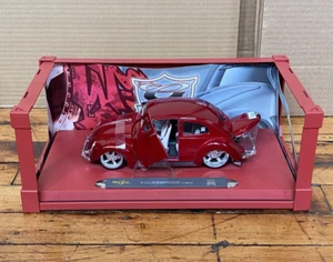 Maisto G Ridez V Bugz 1951 Wruban Diecast Collection 1:18 Ride 2 Volkswagen Red - Picture 1 of 11
