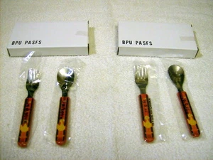 2 KINDER 2005 GROSSER VOGEL SESAM WERKSTATT LÖFFEL & GABEL SETS NEU/KOSTENLOSER VERSAND - Bild 1 von 9