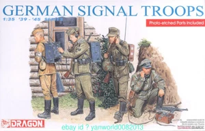 DRAGON 1/35 6053 Soldado de Comunicación Alemán Segunda Guerra Mundial (Juego de 4) - Imagen 1 de 2