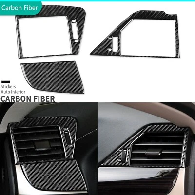 Real Carbon Fiber Dashboard Air Vent Outlet Cover Trim For Lexus GS GS350 12-20 — 第 1/4 张图片