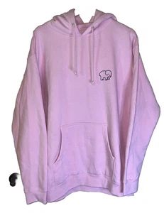 Ivory Ella Hoodie Elephant Graphic Pink Women’s Large NWOT - Picture 1 of 7
