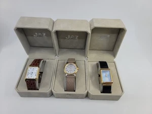 Lote X3 Reloj Pulsera Jaz Paris Cuarzo Mujer Nuevo Necesita Pilas Sin Usar - Imagen 1 de 4