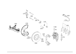 Genuine Mercedes-Benz Retaining Spring 000-993-72-07 - Picture 1 of 1