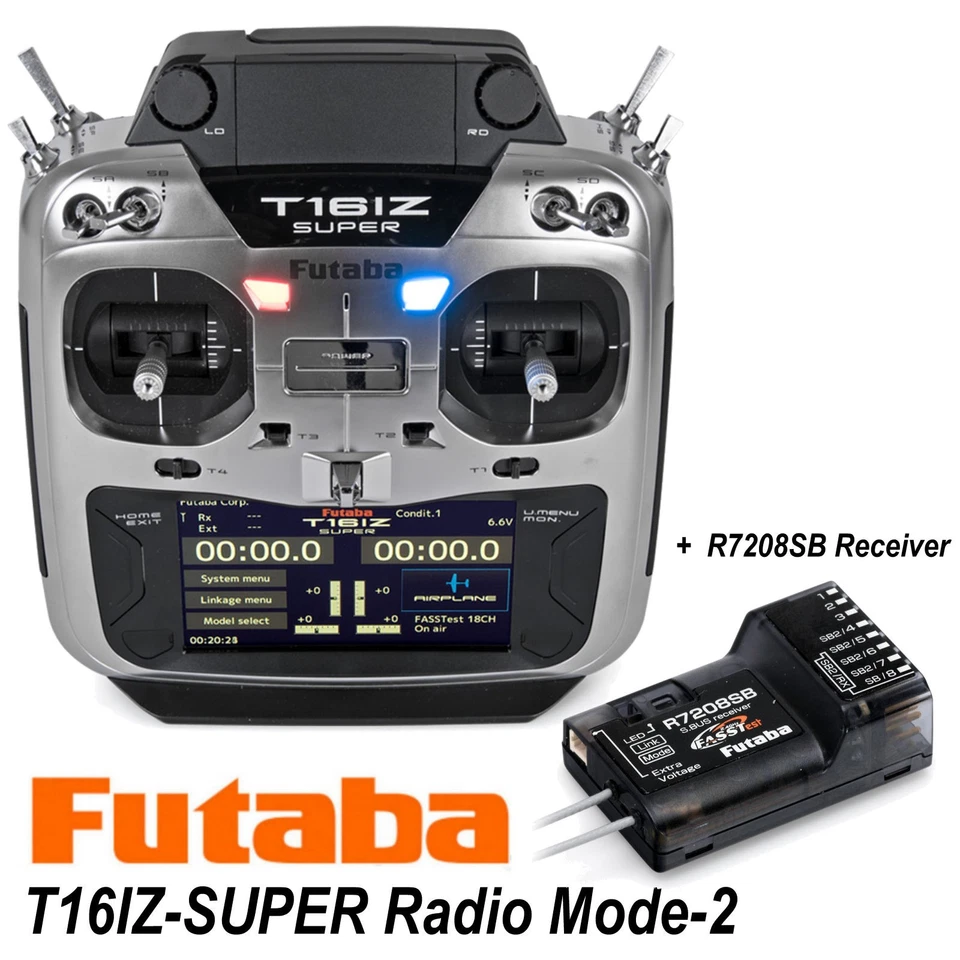 Futaba FP05003195-3 T16IZ-SUPER Mode-1/2/3/4 - R7208SB Empfänger - Bild 1 von 1