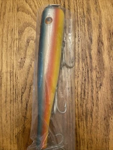 Goo Goo Eyes “Big Daddy” #20 Deep Swimmer Striper 3 Oz 8” Rainbow No Paper NOS - Picture 1 of 15