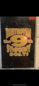 BEETHOVEN - The 9th Symphony / SOLTI - CASSETTE LONDON - Classical Chicago Orch. - Picture 1 of 5