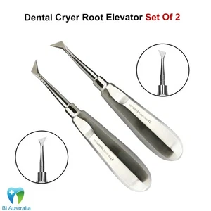 Premium Dental Luxating Root Elevators Atraumatic Tooth Extraction Instrument X2 - Imagen 1 de 4