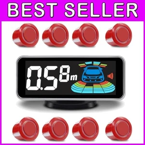 Reverse Parktronic System - Car Parking Sensors Kit in Red - Picture 1 of 11
