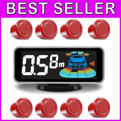 Reverse Parktronic System - Car Parking Sensors Kit in Red - Image 1 of 4