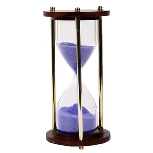 Antike Sanduhr Sanduhr aus Holz! Sandglas Stundenglas Vintage Deko Geschenk - Bild 1 von 6