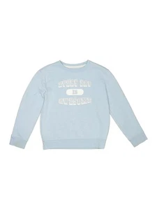 Cat & Jack Girls Blue Sweatshirt 8 - Picture 1 of 2