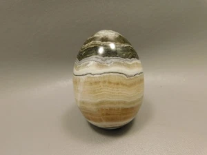 Spirit Stone Egg Yavapai Travertine 2.5 inch Carved Rock Arizona #O6 - Picture 1 of 8