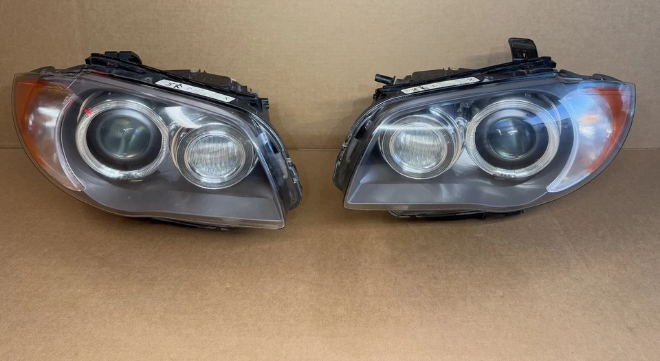 *LEER* PAR L&R OEM 2008-2011 BMW E88 135i 128i faros de xenón AFS adaptables Foto 1 de 4