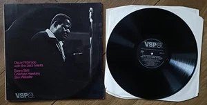 OSCAR PETERSON WITH THE JAZZ GIANTS - ORIGINAL UK VERVE DOUBLE 12" VINYL LP SET - Picture 1 of 3