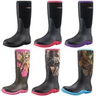HISEA Women Waterproof Rain Boot Non-Slip Outdoor Garden Mud Work Knee High Boot