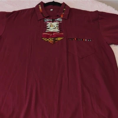 Мужская мексиканская рубашка ручной работы Artisan - Изображение 1 из 3