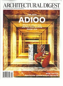 ARCHITECTURAL DIGEST, JANUARY, 2017  ( THE INTERNATIONAL DESIGN AUTHORITY  ) - Picture 1 of 1