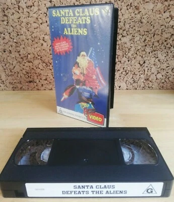 Santa Claus Defeats the Aliens - RARE VHS / Video 1990 AUS/NZ version - Image 1 of 3