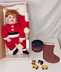 Heritage Dolls Santa's Little Helper Nicholas Christmas Doll 1992 Connie Walser - Picture 1 of 2
