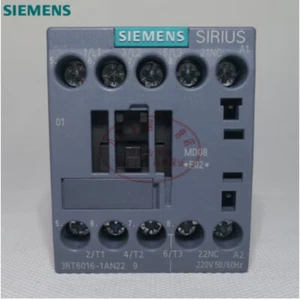 SIEMENS AC Contactor SIRIUS Series 3RT6016 9A 220V 3RT6016-1AN22 - Picture 1 of 5