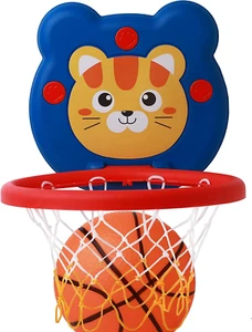 Toddler Basketball Hoop Indoor for Kids, Portable Wall Mount Baby Basketball Ho - Picture 1 of 14