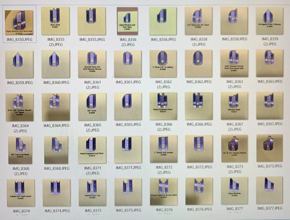 Cortadoras de brocas de cabezal de moldeo Craftsman / 23 modelos diferentes disponibles. Nuevo sin usar Foto 1 de 1