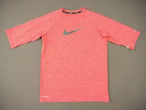 Nike Rashguard Boys Extra Large Red Hydroguard Dri Fit Swim Surf New - Picture 1 of 14