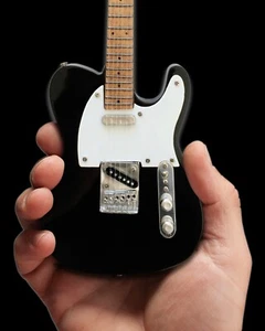 Mini Guitarra Clásica Telecaster Negra Coleccionable Modelo - Imagen 1 de 6