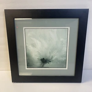 Still Life Flower Water Color Painting Framed Art Piece - Picture 1 of 7