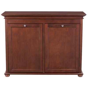 Home Decorators Collection Double Tilt-Out Hamper Hampton Harbor 35" Sequoia - Picture 1 of 6