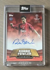 Topps “The Lost Rookie Card” RC Robbie Fowler Liverpool Auto Autograph /25