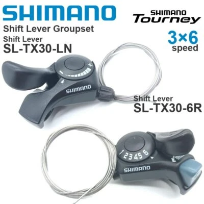 SHIMANO Tourney SL-TX30 3×6 / 3×7 speed Shifter MTB Bike Bicycle Thumb Shifter - Image 1 of 4