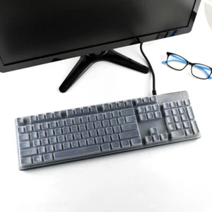 Waterproof Clear Silicone Keyboard Protector Cover for Logitech G413 G512 K840 - Picture 1 of 4