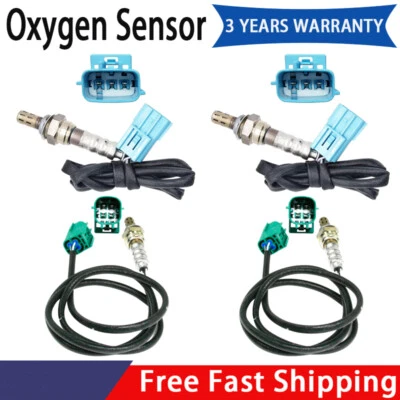 4PCS Oxygen Sensor For 2001-2002 Nissan Pathfinder 2002-2003 Infiniti QX4 3.5L Foto 1 de 4