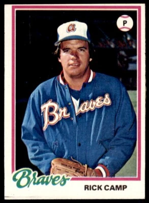 1978 TOPPS RICK CAMP 100 ATLANTA BRAVES #349 - Image 1 of 2