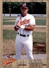 1999 Bluefield Orioles Grandstand 3 Juan Bonilla Crestview Florida Baseball Card