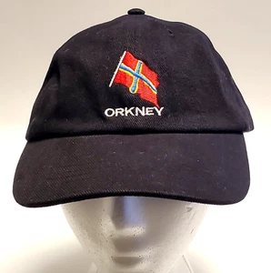 Orkney Island flag Beechfield original cap strap back cotton baseball hat UK tag - Picture 1 of 11
